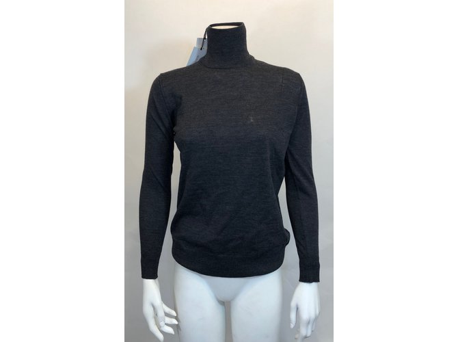 Tomas Maier Rollkragenpullover Graue Wolle - Ansicht 2