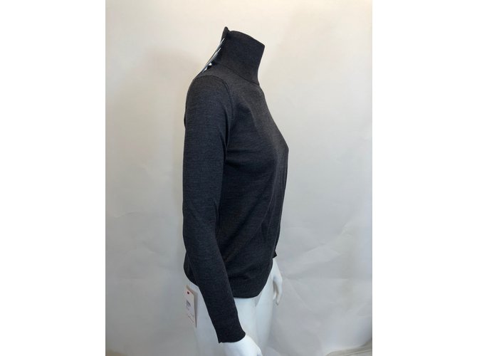 Tomas Maier Rollkragenpullover Graue Wolle - Ansicht 3