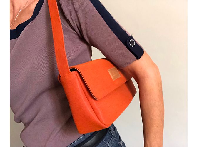 Autre Marque Borsa baguette Marc Labat Arancio Arancione - vista 7