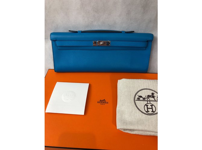 Hermès Corte de kelly Azul marino - vista 14