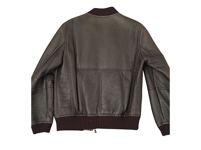 Hugo Boss Giacca in pelle Bomber - vista 2
