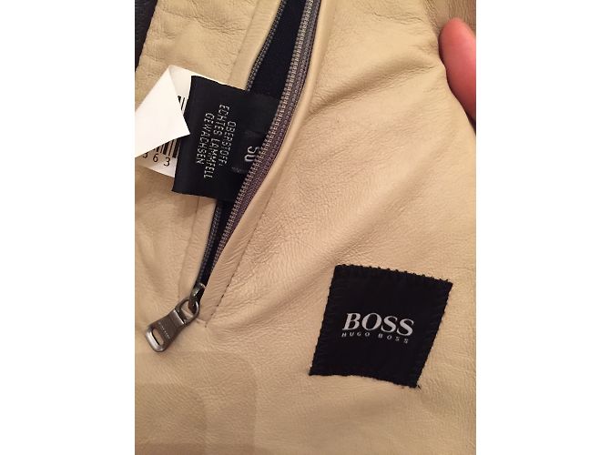Hugo Boss Giacca in pelle Bomber - vista 3