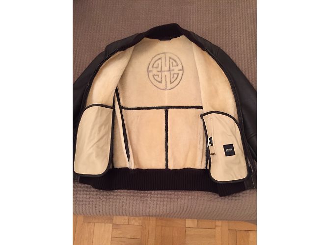 Hugo Boss Giacca in pelle Bomber - vista 4