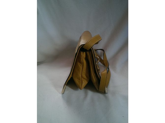 Borsa Massimo Dutti in pelle senape - vista 2