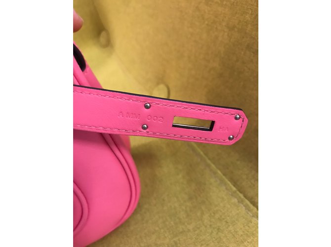 Hermès mini Berline Rosa - vista 4