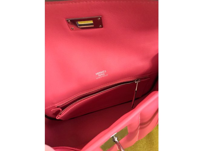 Hermès mini Berline Rosa - vista 5