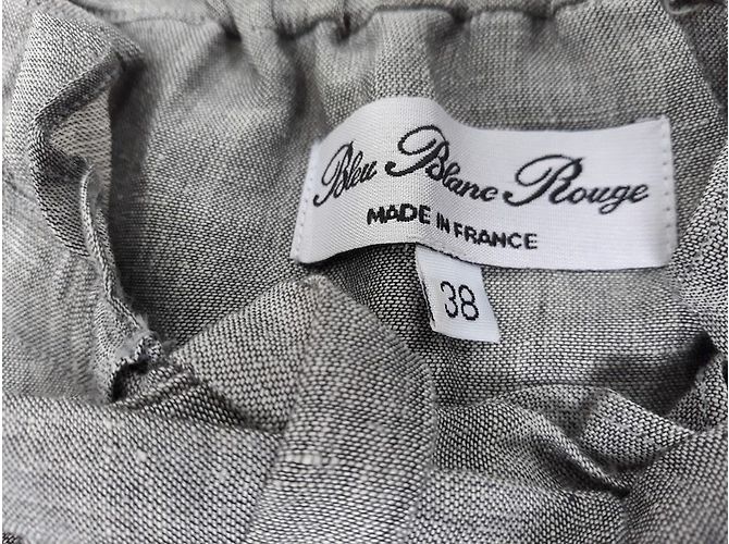 Autre Marque Bustier con perle bianche e ricamo Grigio - vista 4
