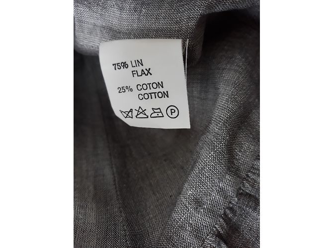Autre Marque Bustier con perle bianche e ricamo Grigio - vista 5
