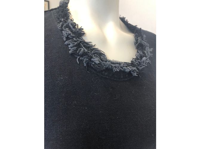 Abito in denim Isabel Marant Etoile blu navy - vista 5