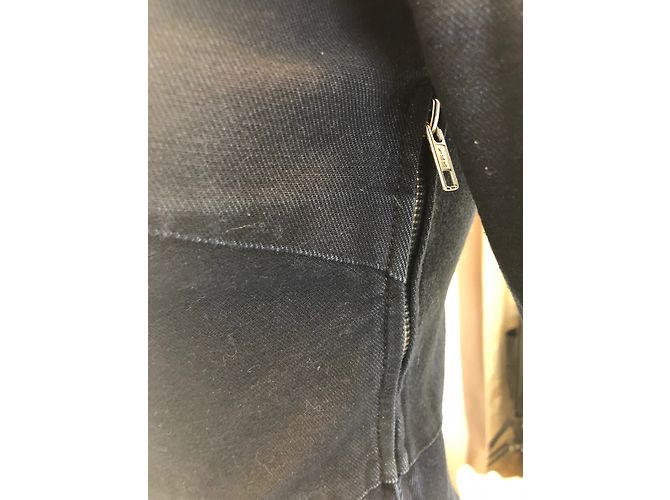 Abito in denim Isabel Marant Etoile blu navy - vista 7