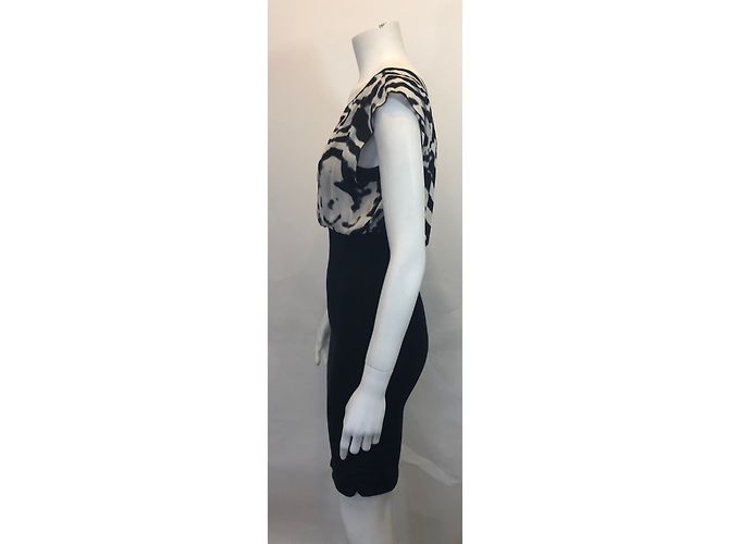 Vestito Alice + Olivia in seta nylon e rayon nero XS - vista 5