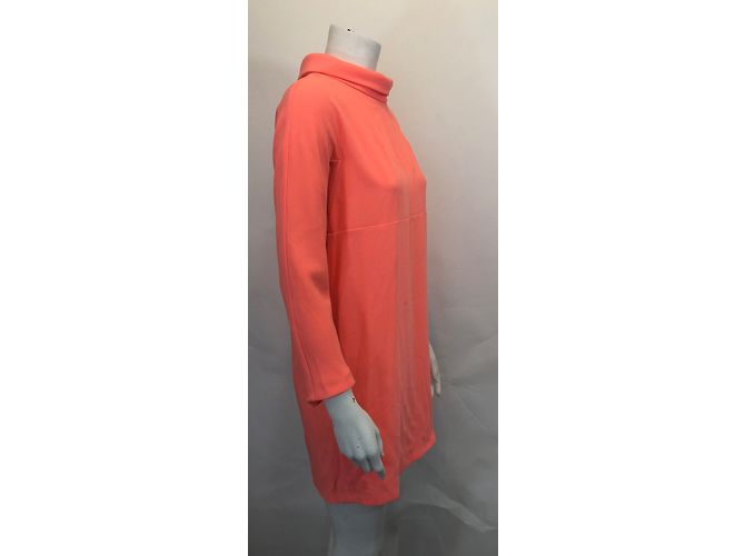 Vestido rosa fluorescente Tara Jarmon 36FR - vista 2