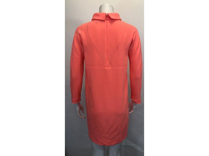 Vestido rosa fluorescente Tara Jarmon 36FR - vista 3