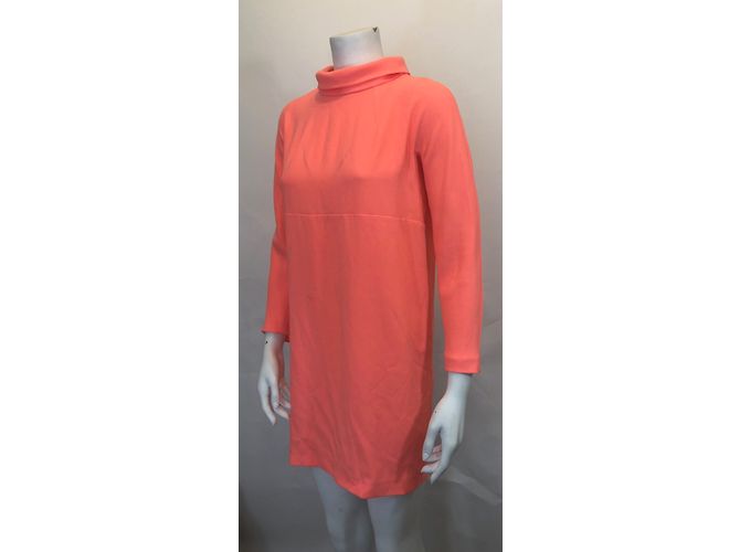 Vestido rosa fluorescente Tara Jarmon 36FR - vista 4
