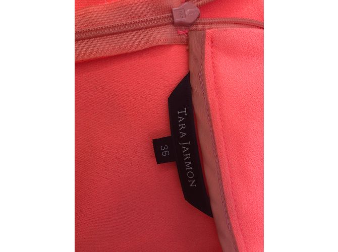 Vestido rosa fluorescente Tara Jarmon 36FR - vista 5