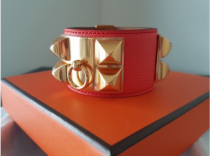 Hermès Armband Collier de chien Rot - Ansicht 5