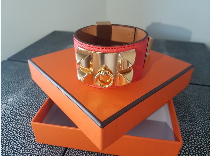 Hermès Armband Collier de chien Rot - Ansicht 6