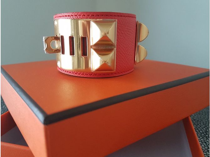 Hermès Armband Collier de chien Rot - Ansicht 9