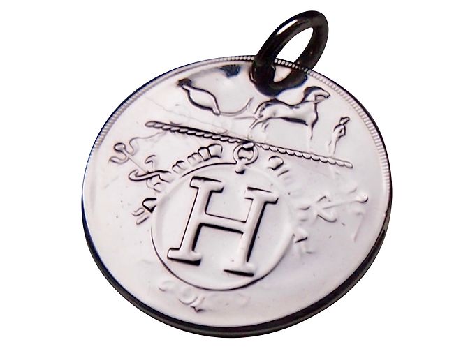 Hermès Pingente Ex Libris Prata - vista 2