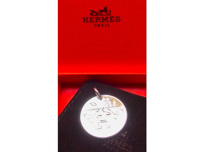 Hermès Pingente Ex Libris Prata - vista 4