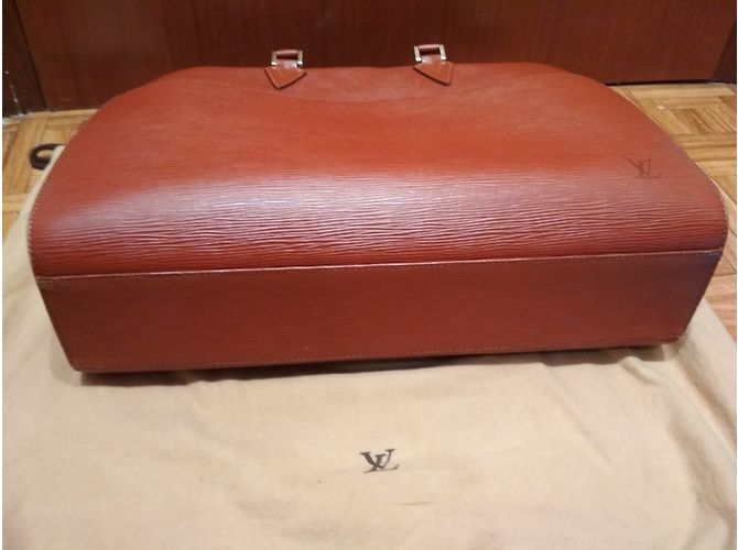 Louis Vuitton Cartella "Sorbonne" in pelle Epi. - vista 4