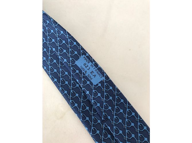 Hermès Laços Azul marinho - vista 4