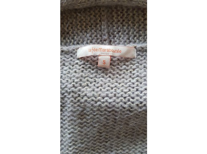 La Fée Maraboutée Oversize Weste Lavendel - Ansicht 2
