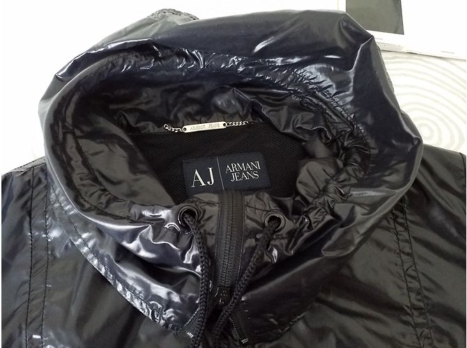 Armani Jeans Windjacke Schwarz - Ansicht 3
