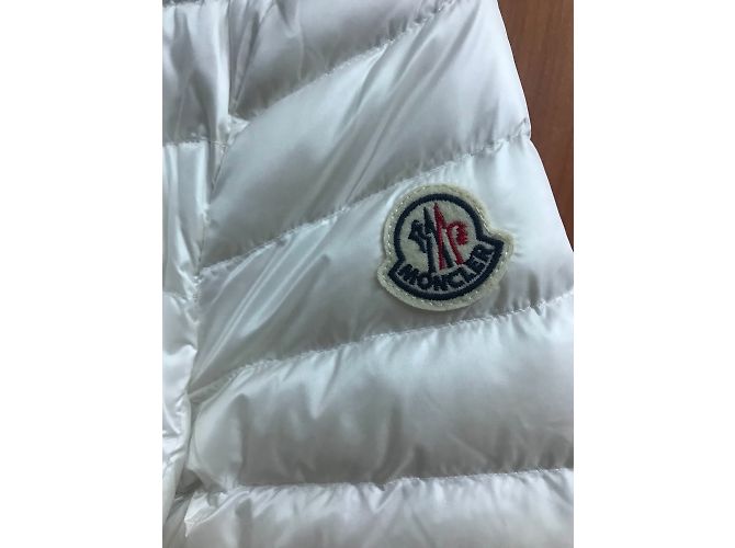 Giacca Moncler Bianca Perla XS Bianco - vista 10