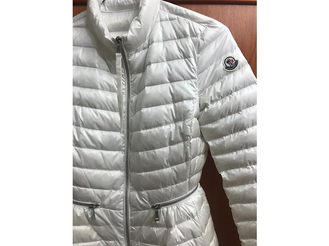 Giacca Moncler Bianca Perla XS Bianco - vista 3