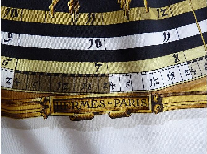 Hermès zodíaco Preto Dourado Amarelo - vista 4