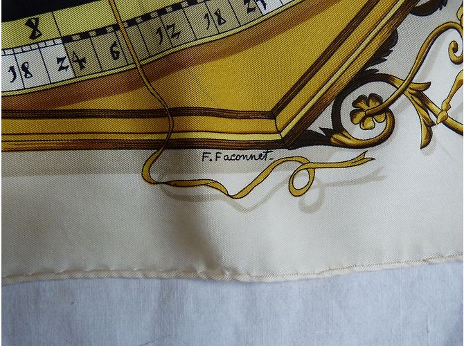 Hermès zodíaco Preto Dourado Amarelo - vista 5
