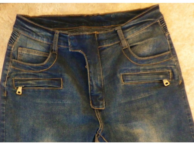 Vaqueros Biker Balmain Azules Algodón - vista 2