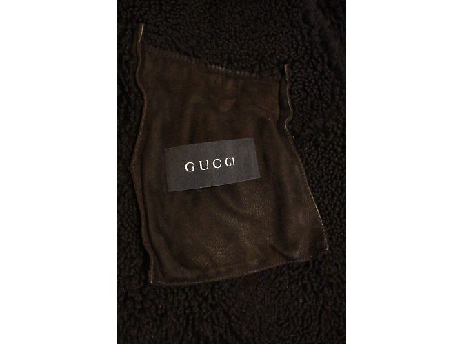 Gucci Abrigo de piel piel de oveja volteada - vista 3