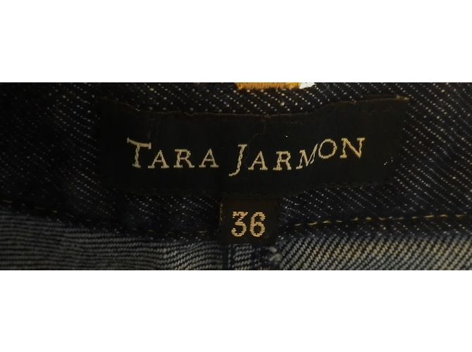 Vaqueros Tara Jarmon negros de algodón talla 36 - vista 3