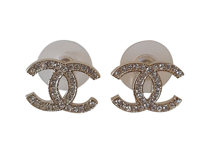 Chanel neue Ohrringe Golden - Ansicht 2