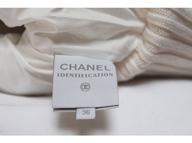 Chanel Chaqueta de esquí de la vendimia Blanco - vista 13