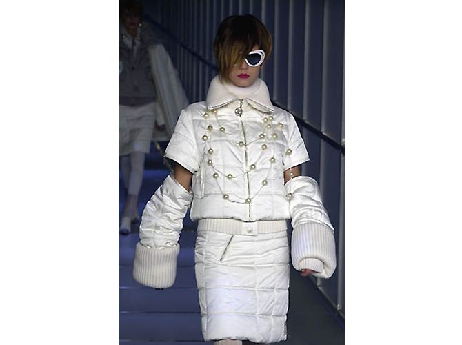 Chanel Chaqueta de esquí de la vendimia Blanco - vista 15