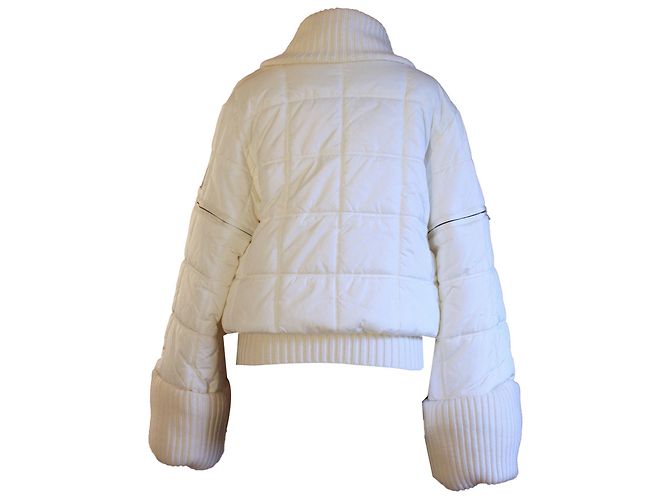 Chanel Chaqueta de esquí de la vendimia Blanco - vista 2