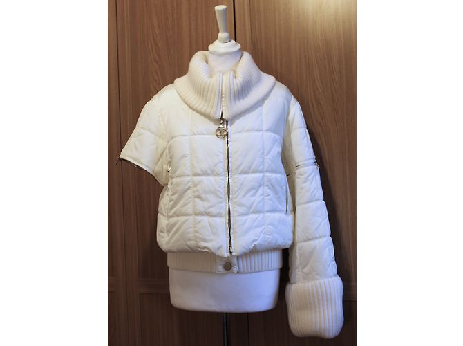 Chanel Chaqueta de esquí de la vendimia Blanco - vista 5