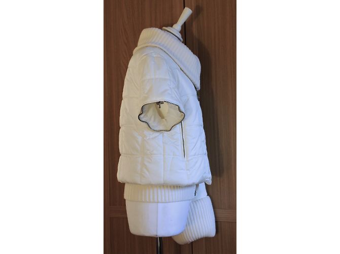 Chanel Chaqueta de esquí de la vendimia Blanco - vista 6