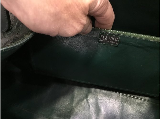 Basile Borse Verde scuro - vista 10