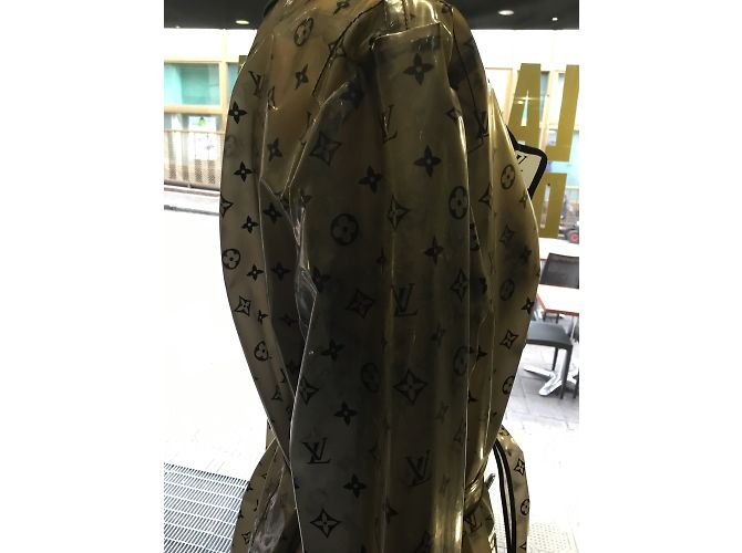 Louis Vuitton Doppio petto Grigio antracite - vista 10