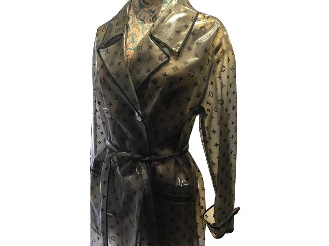 Louis Vuitton Doppio petto Grigio antracite - vista 2