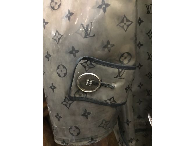 Louis Vuitton Doppio petto Grigio antracite - vista 5