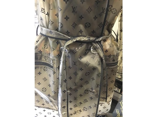 Louis Vuitton Doppio petto Grigio antracite - vista 7