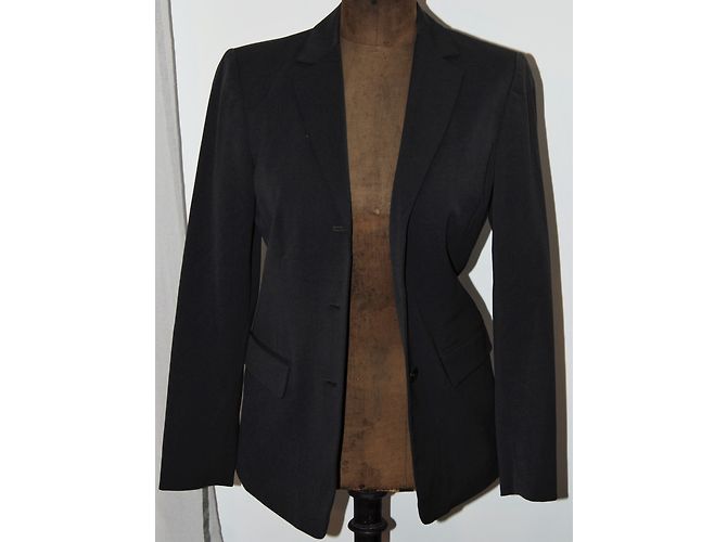 Calvin Klein Wollblazer Grau Anthrazitgrau - Ansicht 3