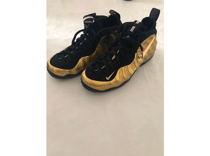 Scarpe da ginnastica Nike Foamposite Pro Nere Ebano Nero - vista 4