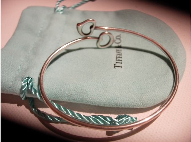 Bracciale Tiffany & Co Open Heart Elsa Peretti Argento - vista 3