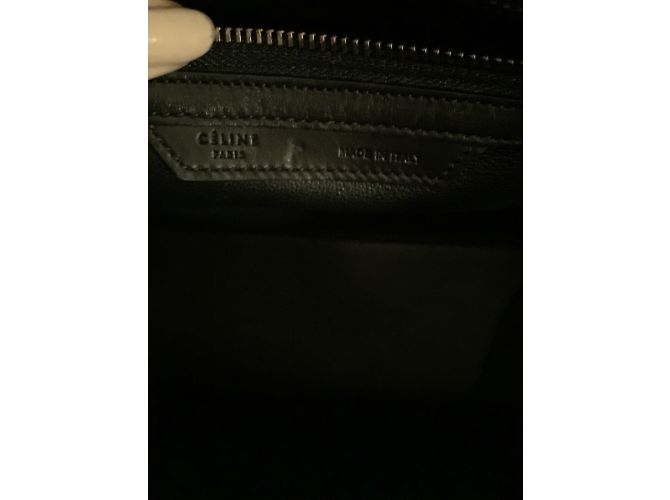 Borsa a mano Céline in pelle grigia Grigio - vista 3